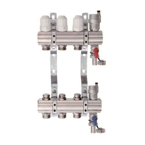 Коллектор для отопления Tim на 3 выхода (арт.KB003)