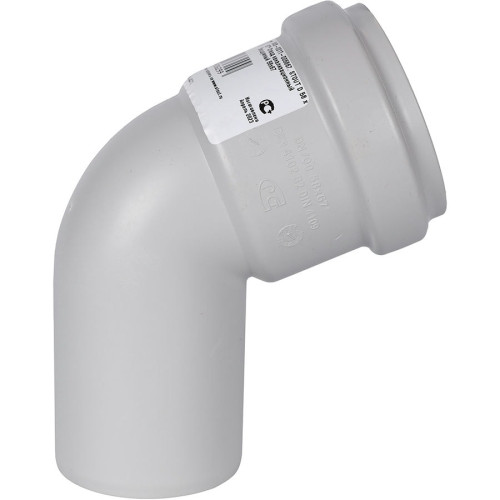 Отвод канализационный Stout ДУ 58 мм 67°