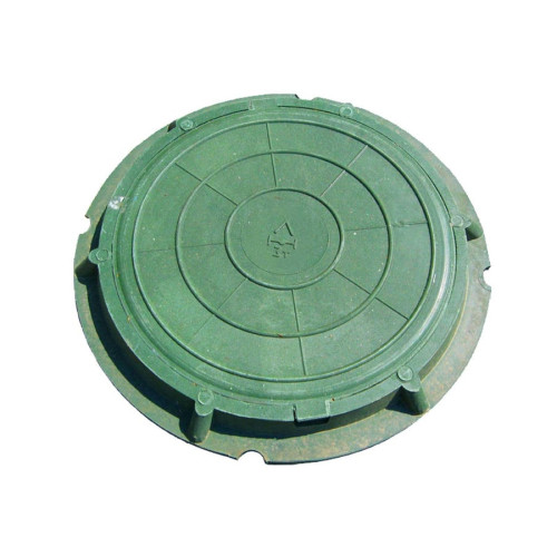 Люк полимерпесчаный садовый 5 тонн диаметр 770 мм