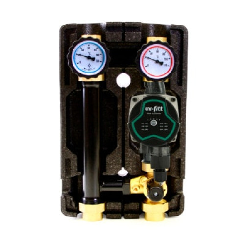 Насосная группа Uni-Fitt 1" GTA 25-7 с 3-х ходовым клапаном