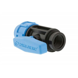Кран шаровый ПНД Джилекс 20x1/2" с внутренней резьбой
