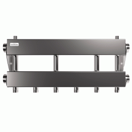 Коллектор нержавеющий модульный Gidruss MKSS-150-3х25 до 150 кВт 1 1/2" 4 контура