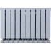 Биметаллический радиатор Global Style Plus Grigio Argento 500 6 секции (серый)