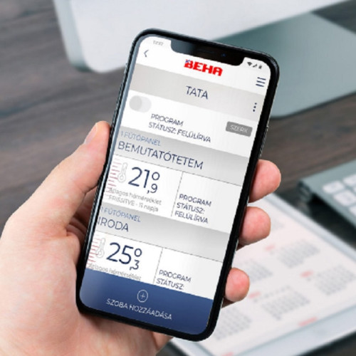 Электрический конвектор BEHA PGV 4 Wi-Fi, с передней стеклянной панелью
