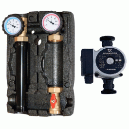 Насосная группа Hoobs 1" ВРх1 1/2"НР с насосом UPSO25-60