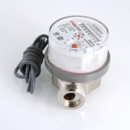 Счётчик для воды универсальный Valtec ДУ 15мм L80мм импульсный выход арт.VLF-15U-IL