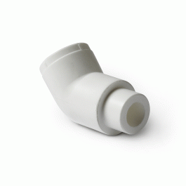 Угольник 45° полипропиленовый переходной Pro Aqua ДУ 20 мм НВ