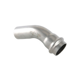 Угольник Valtec раструб-труба VT.INOX-PRESS 15x15мм 45° из нержавейки (арт.VTi.958.I.001515)