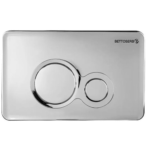 Клавиша смыва Bettoserb Twin хром глянцевый
