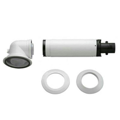 Комплект горизонтального дымохода телескопический 80/125 для конденсационного котла Buderus