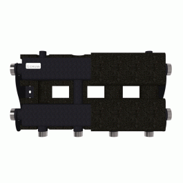 Коллектор модульный Gidruss MK-60-3D.EPP до 60 кВт 1" 3 контура EPP термоизоляция