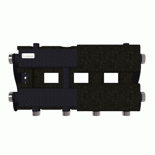 Коллектор модульный Gidruss MK-60-3D.EPP до 60 кВт 1" 3 контура EPP термоизоляция