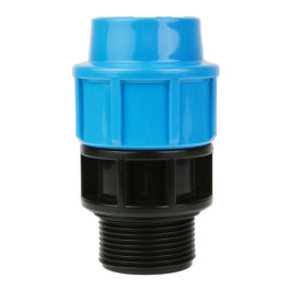 Муфта Джилекс 32x1 1/4" с наружной резьбой для труб ПНД