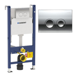 Инсталляция для подвесного унитаза Geberit Duofix (458.124.21.1) 3 в одном