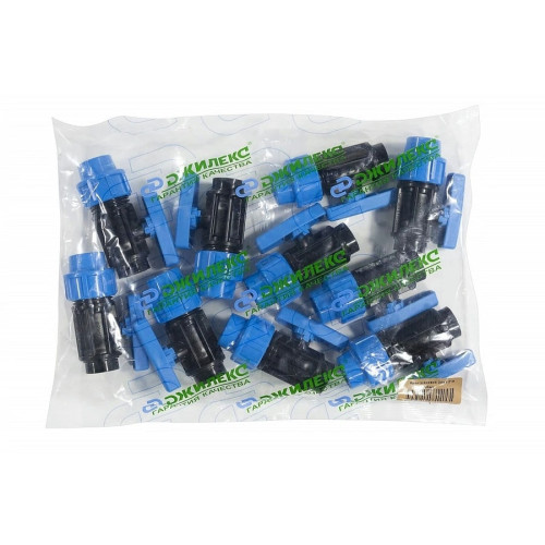 Кран шаровый ПНД Джилекс 20x1/2" с внутренней резьбой