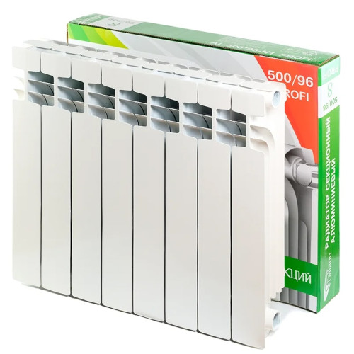 Алюминиевый радиатор Faliano  AL 500/100 N1, 6 секций