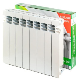 Алюминиевый радиатор Faliano  AL 500/100 N1, 4 секции