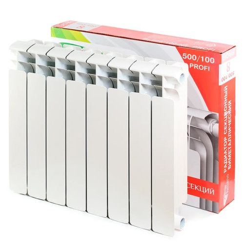 Биметаллический радиатор Faliano Bi 500/100 N2, 4 секции