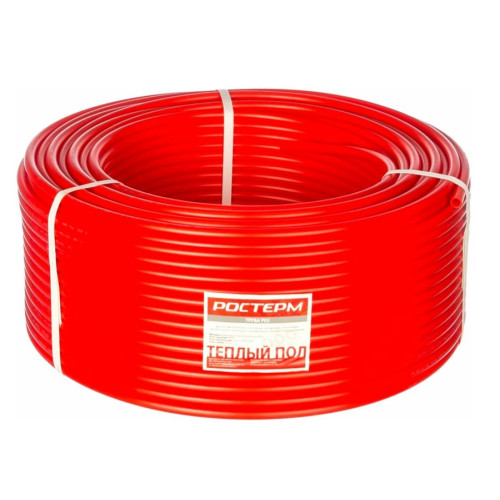 Труба РОСТерм PЕ-Ха EVOH 16*2.0 для теплого пола (красный) 500м