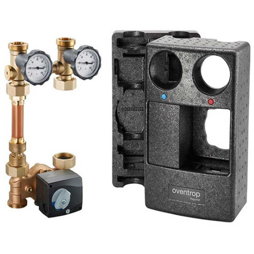 Насосная группа Oventrop regumat M3-180 1 1/4" арт.1355275 с шар.краном, 3-ход.смесителем и сервомотором