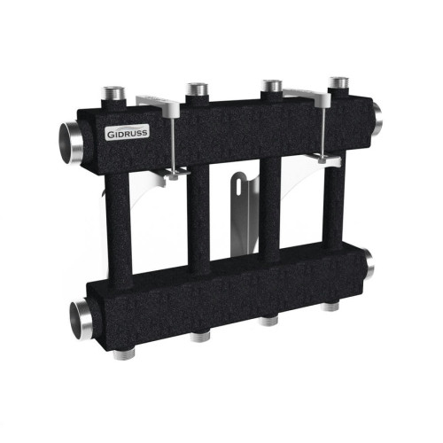 Коллектор модульный Gidruss MK-250-4DU до 250 кВт 2" 4 контура