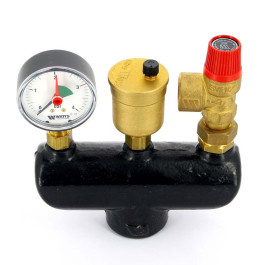 Группа безопасности котла WATTS KSG 30G чугунная 1" 3бар 50кВт