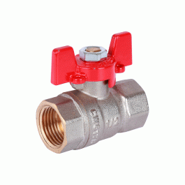 Кран шаровой Rommer 1" ВН/ВН ручка-бабочка