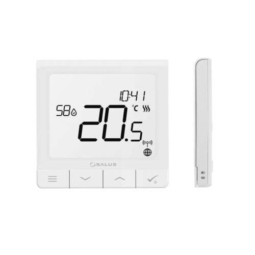 Сверхтонкий терморегулятор Salus Quantum SQ610 с датчиком влажности