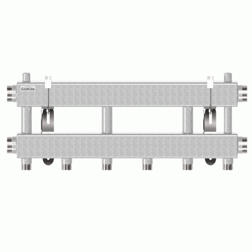 Коллектор модульный Gidruss MK-100-3 до 100 кВт 1 1/4" 4 контура