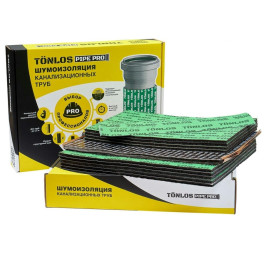 Комплект для шумоизоляции канализационных труб TONLOS PIPE PRO