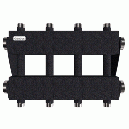 Коллектор модульный Gidruss MK-150-4DUх25 до 150 кВт 1 1/2" 5 контуров