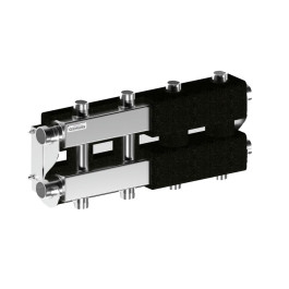 Коллектор нержавеющий модульный Gidruss MKSS-100-4DU до 100 кВт 1 1/4" 5 контуров