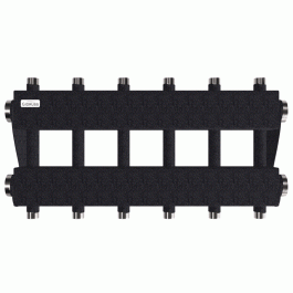 Коллектор модульный Gidruss MK-150-6DUх25 до 150 кВт 1 1/2" 7 контуров
