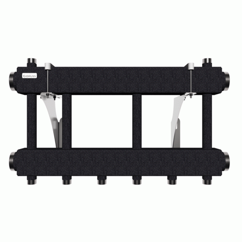 Коллектор модульный Gidruss MK-250-3х25 до 250 кВт 2" 3 контура
