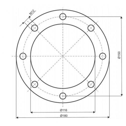 ТЭН Drazice RDU 18-6 с фланцевым подсоединением для бойлеров модели OKC (OKCE) NTR. арт. 100541564