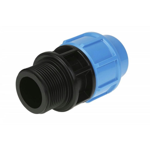 Муфта Джилекс 32x1 1/4" с наружной резьбой для труб ПНД