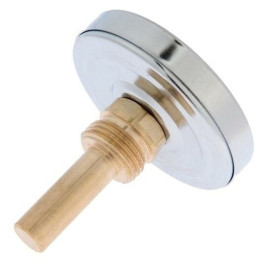 Термометр с погружной гильзой (55мм) TIM 1/2" (0-120°С)