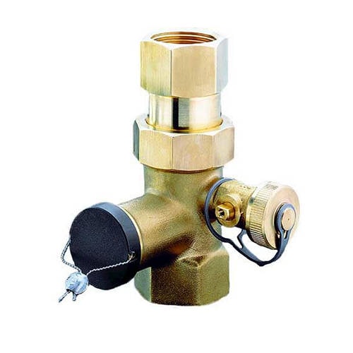 Клапан колпачковый Oventrop Expa-Con - Ду20 x НР 3/4" (с отверстием для пломбы) арт. 1089006 Клапан колпачковый Oventrop Expa-Con - Ду20 x НР 3/4" (с отверстием для пломбы) арт. 1089006