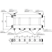 Коллектор модульный Gidruss MK-250-3х25 до 250 кВт 2" 3 контура