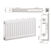 Радиатор стальной панельный Prado Classic Тип 21 (500x600 мм)