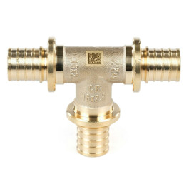 Тройник равнопроходный РЕХАУ 16 MX для труб из сшитого полиэтилена аксиальный 11080311001