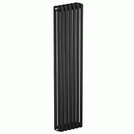 Трубчатый радиатор Rifar Tubog 3180 6 секций цвет антрацит боковое подключение