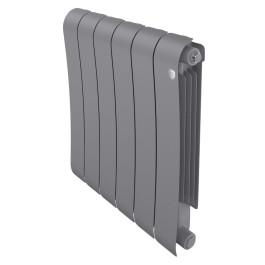 Биметаллический радиатор Royal Thermo Infinity 500 Silver Satin (6 секций)