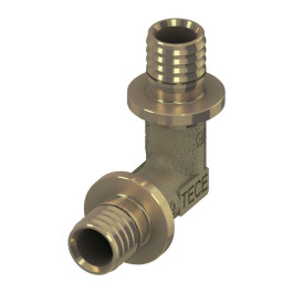 Угол соединительный 90° TECEflex 16х16 мм латунь