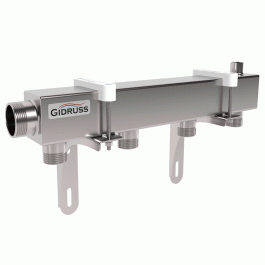 Коллектор распределительный нержавеющий Gidruss DMSS-32-25х4 1 1/4" 4 контура