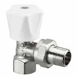 Кран для радиатора ручной угловой OVENTROP HR 1/2" арт.1190504