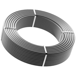 Труба ROMMER PEX из сшитого полиэтилена с кислородным слоем, серая 16х2,2 (бухта 100 метров)