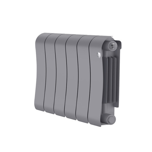 Биметаллический радиатор Royal Thermo Infinity 300 Silver Satin (6 секций)