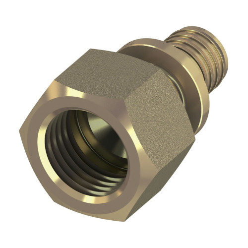 Соединение прямое с ВР резьбой TECEflex 32х1" мм латунь