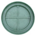 Крышка люк для колодца 315 мм полимерпесчаная (зеленая)